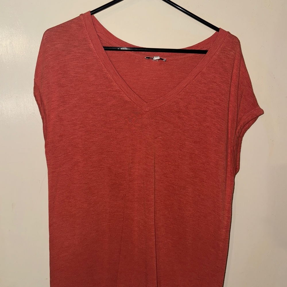 Jessica Simpson pumpkin orange Dolman Sleeve Relaxed Tee